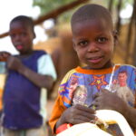 Two boys palying